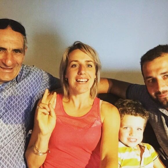 Claire de "L'amour est dans le pré 2015" avec Thierry, Mattéo et Sébastien, le 26 août  2019, sur Instagram