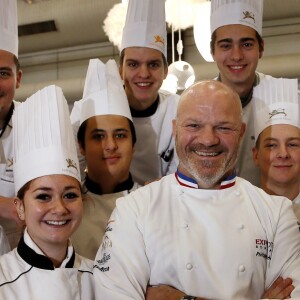 Exclusif - Le chef étoilé Bordelais et présentateur TV Philippe Etchebest a accepté cette année pour la première fois d'être le président du célèbre salon gastronomique et hôtelier," Exp'Hotel 2015" qui se déroule du 22 au 25 Novembre 2015 à Bordeaux. © Patrick Bernard / Bestimage