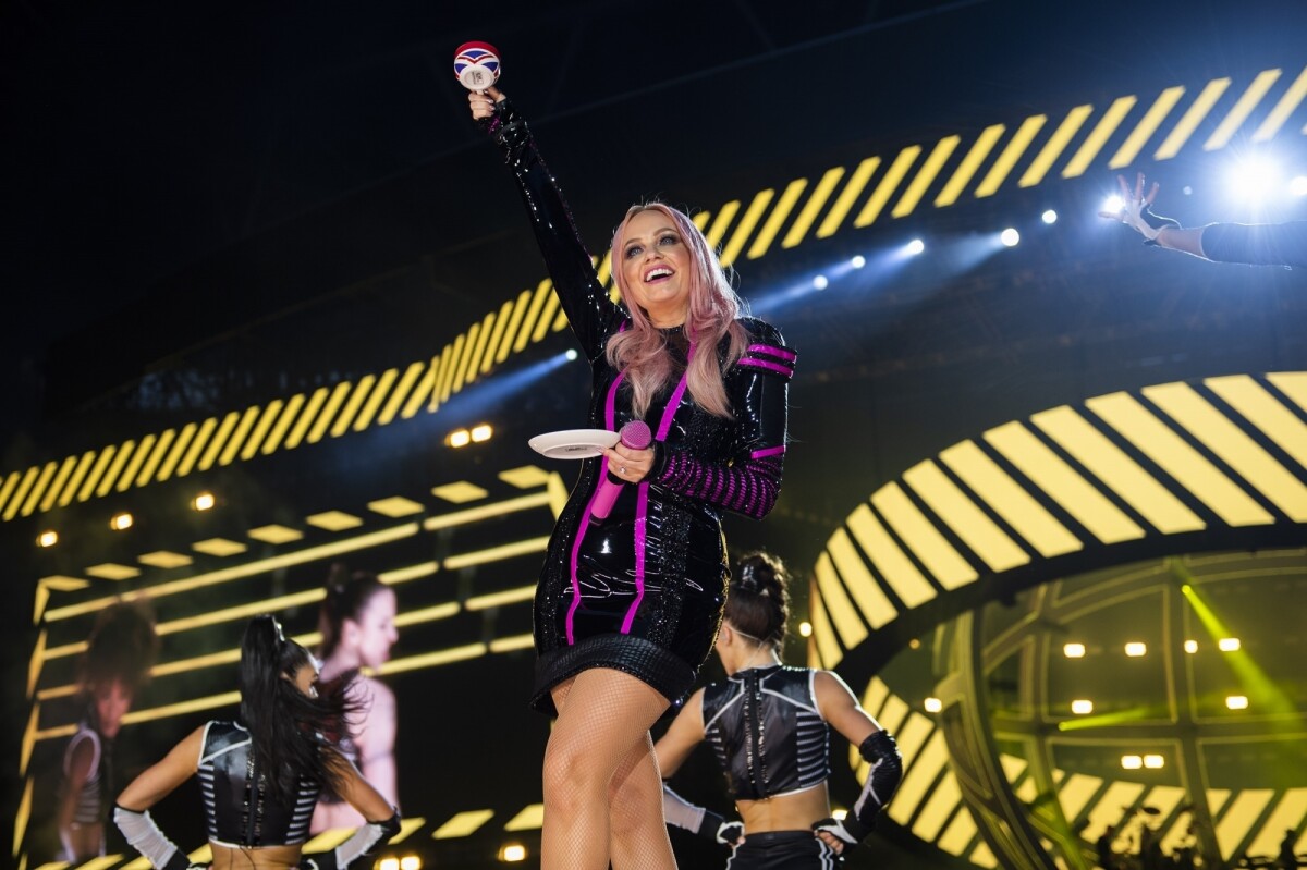 Photo Emma Bunton Les Spice Girls Lors De Leur Dernier Concert Dans