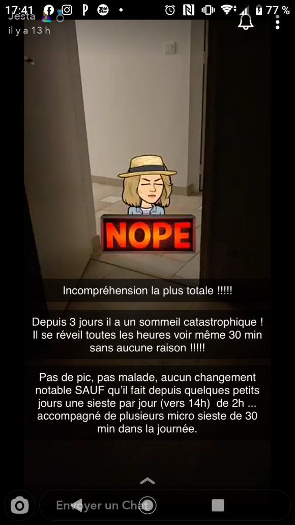 Jesta de "Koh-Lanta" lance un appel à l'aide sur Snapchat, le 4 novembre 2019