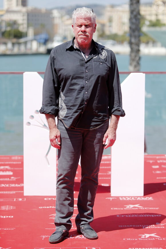 Ron Perlman lors du photocall du film "Sergio & Serguei" à l'occasion du festival du film de Malaga le 14 avril 2018