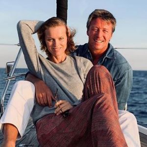 Eva Herzigova et son mari Gregorio Marsiaj. Septembre 2019.
