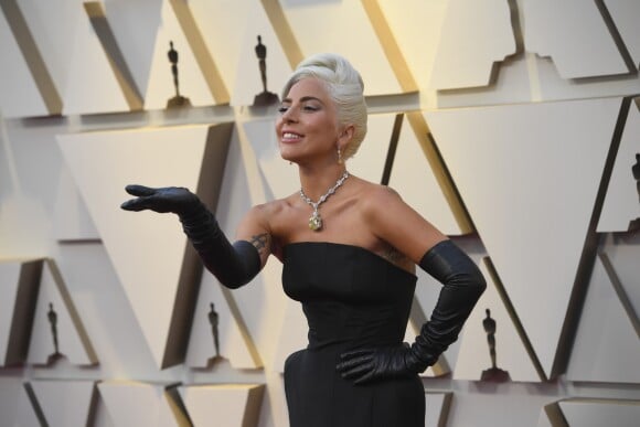 Lady Gaga - Photocall des arrivées de la 91e cérémonie des Oscars 2019 au théâtre Dolby à Los Angeles, le 24 février 2019.
