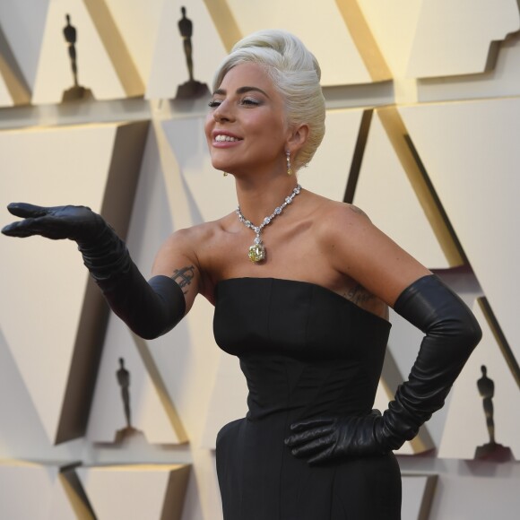 Lady Gaga - Photocall des arrivées de la 91e cérémonie des Oscars 2019 au théâtre Dolby à Los Angeles, le 24 février 2019.