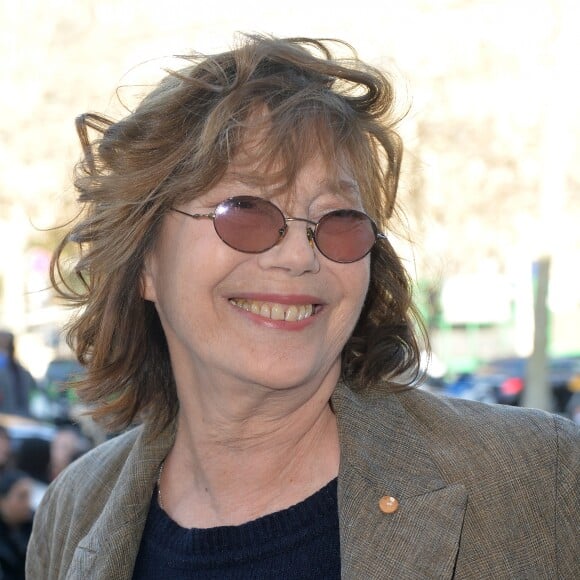 Jane Birkin arrive au défilé Dries Van Noten lors de la Fashion Week de Paris, France, le 27 février 2019. © Veeren-CVS/Bestimage