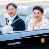 L'empereur japonais Naruhito et l'impératrice Masako lors du défilé royal commémorant l'intronisation de l'empereur Naruhito à Tokyo, au Japon le 10 novembre 2019.