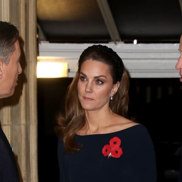 Kate Middleton, duchesse de Cambridge - La famille royale assiste au Royal British Legion Festival of Remembrance au Royal Albert Hall à Kensington, Londres, le 9 novembre 2019.