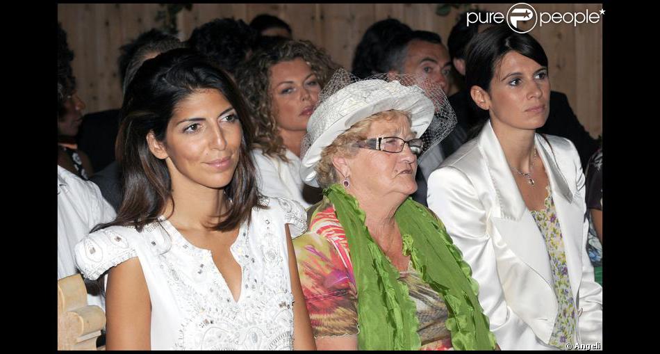 Hoda Roche Eliette La Grand Mere De Laetitia Et Alexandra Pastor La Femme De David Hallyday Lors De La Journee De Bapteme De Joy A Gstaad En Suisse Le 5 Juill Purepeople