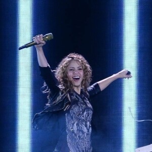 Shakira en concert (El Dorado World Tour) à Sao Paulo au Brésil, le 21 octobre 2018