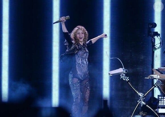 Shakira en concert (El Dorado World Tour) à Sao Paulo au Brésil, le 21 octobre 2018