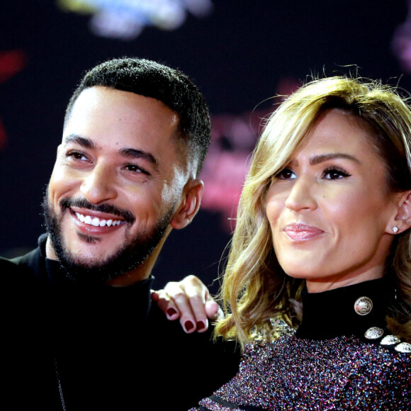 Slimane (Slimane Nebchi) et Vitaa (Charlotte Gonin) - 21ème édition des NRJ Music Awards au Palais des festivals à Cannes le 9 novembre 2019. © Dominique Jacovides/Bestimage