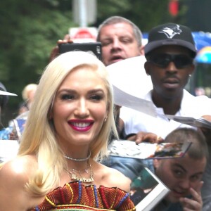 La star de l'émission "The Voice", Gwen Stefani quitte les studios ABC de l'émission "The View" à New York le 24 septembre 2019.