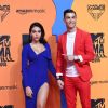 Georgina Rodriguez et son compagnon Cristiano Ronaldo à la soirée MTV European Music Awards 2019 (MTV EMA's) au FIBES Conference and Exhibition Centre à Séville en Espagne, le 3 novembre 2019.