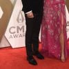 Brendan McLoughlin et Miranda Lambert assistent à la 53ème édition des CMA Awards à Nashville dans le Tennessee, le 13 novembre 2019.
