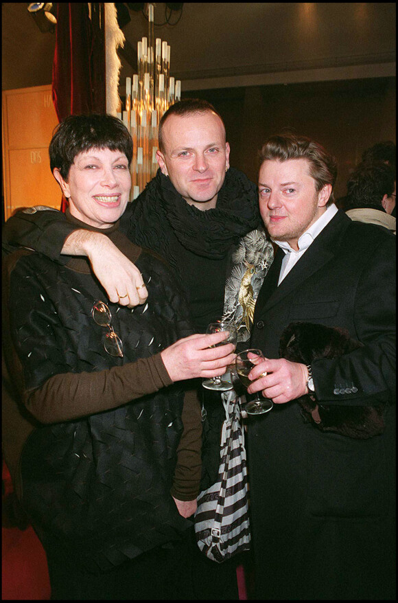 Sylvie Grumbach, Maurizio Galante et Josephus Thimister à Paris. Décembre 1999.