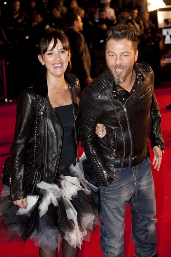 Christophe Mae et sa femme Nadege Sarron - 15eme edition des NRJ Music Awards a Cannes.