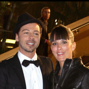 Christophe Maé et sa femme Nadège soirée NRJ Music Awards au Palais des Festivals à Cannes le 23 janvier 2010