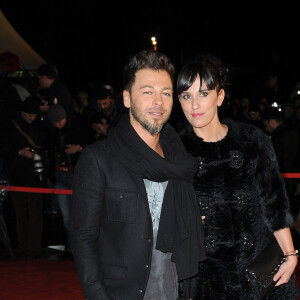Christophe Maé et sa femme Nadège au red carpet NRJ Music Awards au Palais des Festivals à Cannes en 2012. © Guillaume Gaffiot /Bestimage