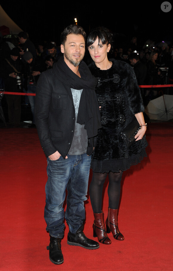 Christophe Maé et sa femme Nadège au red carpet NRJ Music Awards au Palais des Festivals à Cannes en 2012. © Guillaume Gaffiot /Bestimage