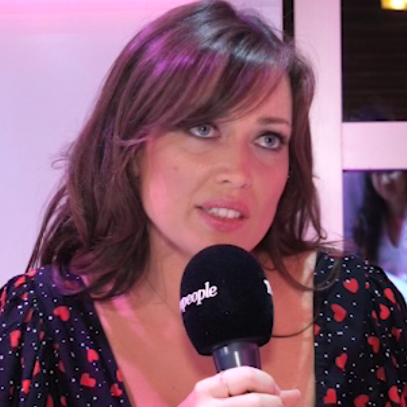 Elsa Esnoult en interview pour "Purepeople" lors de la conférence de presse de "Danse avec les stars 10", le 4 septembre 2019, sur TF1