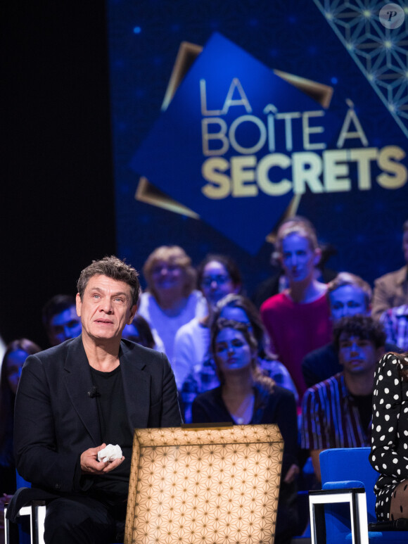 Exclusif - Marc Lavoine - Enregistrement de l'émission "La boite à secrets", présentée par F.Bollaert, qui sera diffusée le 18 octobre sur France 3 en prime time. Le 7 octobre 2019 © Tiziano Da Silva / Bestimage