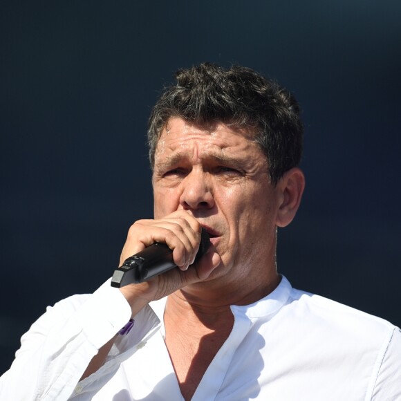 Marc Lavoine lors de la 84ème édition de la Fête de l'Humanité 2019 au parc de La Courneuve, France, le 14 septembre 2019. © Lionel Urman