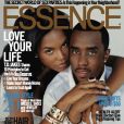 Diddy et son ex-compagne Kim Porter en couverture du magazine Essence. Décembre 2006.