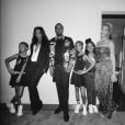 Diddy, ses ex-compagne Kim Porter et Sarah Chapman, et ses filles Jessie, D'Lila et Chance. Octobre 2019.