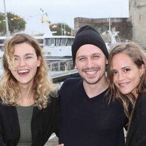 Léa Arnezeder, Joffrey Verbruggen et Margot Luciarte au photocall des jeunes talents "Adami" lors de la 19ème édition du Festival de la Fiction TV de la Rochelle, le 13 septembre 2017. © Patrick Bernard/Bestimage