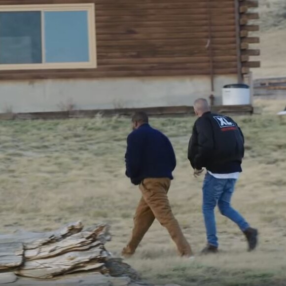 Le ranch "Monster Lake", propriété de Kanye West, filmée pour son interview accordée à Beats 1, sur Apple Music. Octobre 2019.