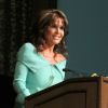 Sarah Palin fait un discours lors d'une collecte de fonds pour le "Women's Resource Medical Center" a Las Vegas, le 26 avril 2013.