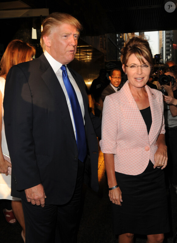 Donald Trump et Sarah Palin finent à Manhattan le 31 mai 2011. 