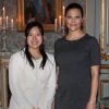 La princesse Victoria de Suède reçoit la princesse Ayako de Takamado au Palais Royal à Stockholm le 12 novembre 2015.