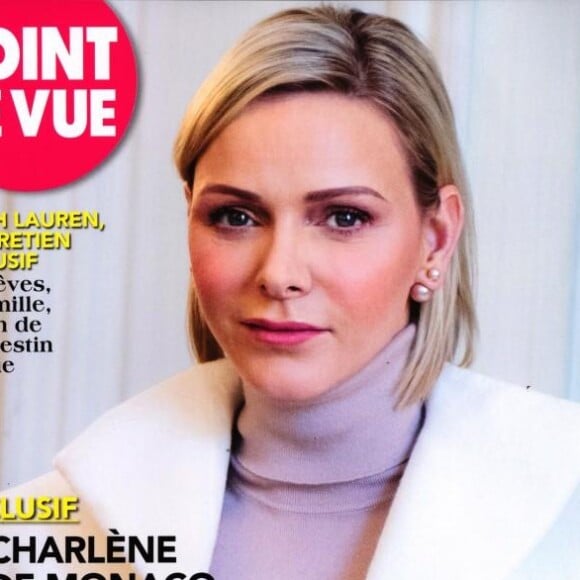 Charlene de Monaco dans le magazine "Point de vue", en kiosque le 20 novembre 2019.