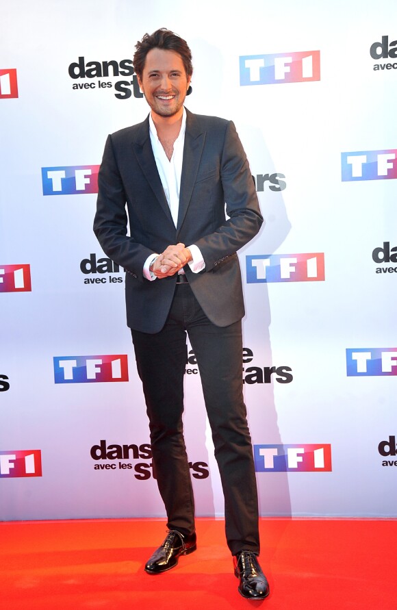 Vincent Cerutti - Photocall de présentation de la nouvelle saison de "Danse avec les Stars 5" au pied de la tour TF1 à Paris, le 10 septembre 2014.