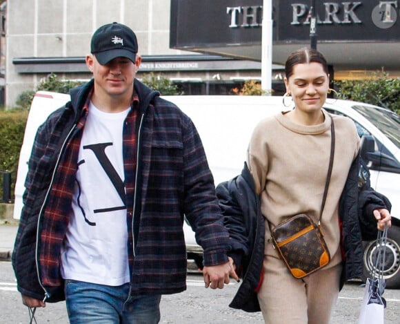 Jessie J et Channing Tatum font du shopping à Londres. Le 14 mars 2019. @Dean/Splash News/ABACAPRESS.COM