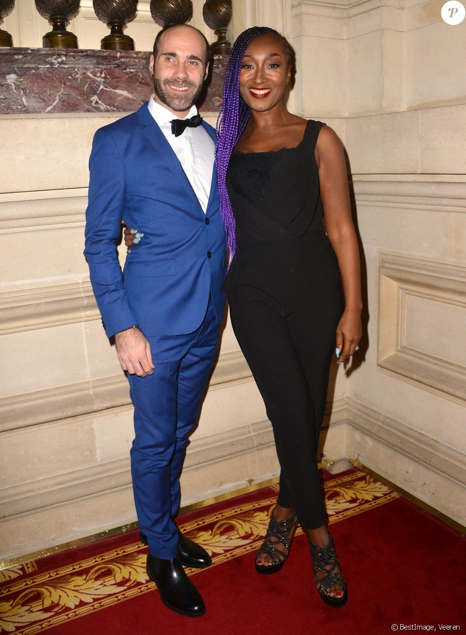 Nadege BeaussonDiagne et son mari Geoffroy Jeff Tekeyan Gala de l'association Vaincre le Nadege BeaussonDiagne et son mari Geoffroy Jeff Tekeyan Gala de l'association Vaincre le