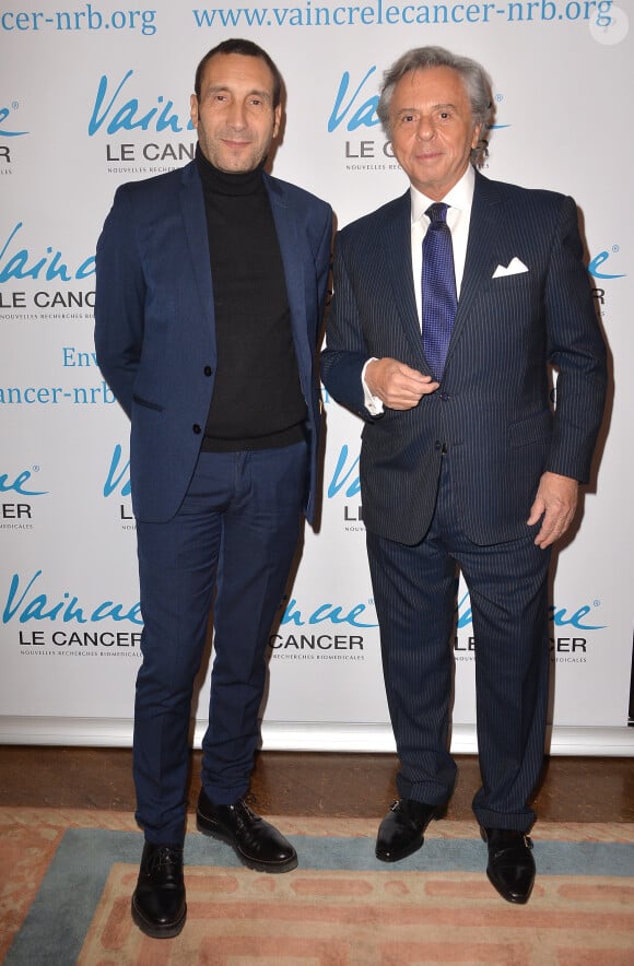 Zinedine Soualem et Michel Oks - Gala de l'association "Vaincre le cancer" au Cercle de l'Union Interalliée à Paris le 20 novembre 2019. © Veeren/Bestimage
