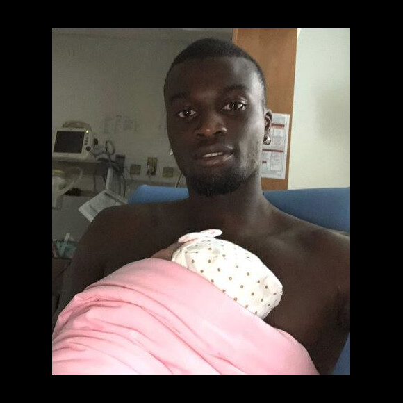 M'Baye Niang et sa fille Louna - Instagram, 22 avril 2018