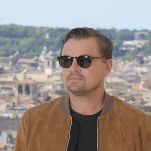 Leonardo DiCaprio - Photocall du film "Once Upon A Time in Hollywood" sur la terrasse de l'Hôtel De La Ville à Rome. Le 3 août 2019