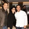 Exclusif - Valentin Néraudeau, Rachida Dati et Richard Orlinski - Master Class du chef Valentin Néraudeau à l'occasion de la sortie de son livre "Desserts Addict" à la boutique Christofle de la rue Saint-Honoré à Paris le 21 novembre 2019. © Jack Tribeca/Bestimage