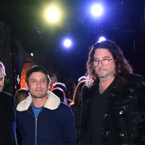 Exclusif - Marc Simoncini, Xavier Niel, Ora-ïto, Jacques-Antoine Granjon, Jean-Roch - Soirée de lancement du vélo électrique "Angell" par M. Simoncini au Bridge sous le pont Alexandre III à Paris le 19 novembre 2019. © Rachid Bellak/Bestimage