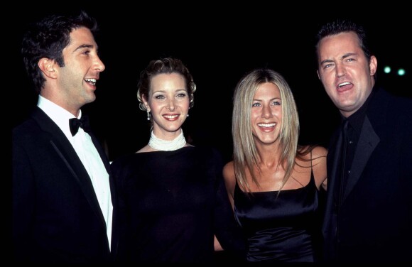 David Schwimmer, Lisa Kudrow, Jennifer Aniston et Matthew Perry - 26e People's Choice Awards. Los Angeles. 10 janvier 2000.