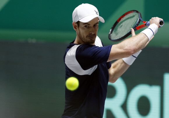 Le britannique Andy Murray face au hollandais Tallon Griekspoor pendant la Coupe Davis à Madrid, le 20 novembre 2019.