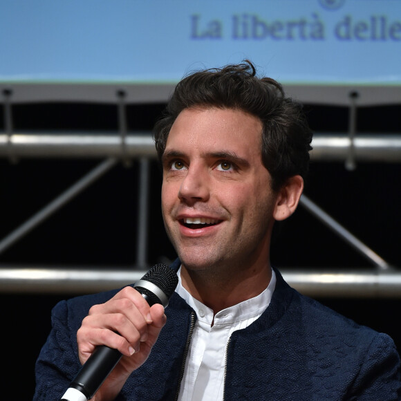 Mika participe à une interview dans le cadre du festival "Il Tempo Delle Donne 2017" à Milan, le 8 septembre 2017.