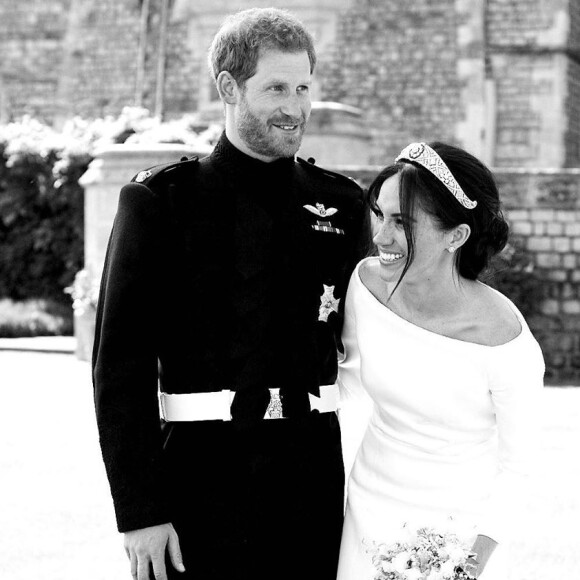 Meghan Markle et le prince Harry lors de leur mariage royal célébré à Windsor, le 19 mai 2018.