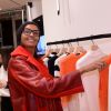 Exclusif - Karine Le Marchand lors de l'inauguration de la boutique flagship "Kujten" (marque française spécialisée dans le cachemire), située avenue Victor Hugo à Paris, le 27 novembre 2019. © Rachid Bellak/Bestimage