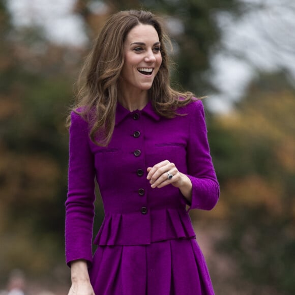 Kate Middleton, marraine des hôpitaux pour enfants d'Est-Anglie, visite le nouvel hôpital de l'organisme de bienfaisance " The Nook " le vendredi 15 novembre, à Norwich dans le Norfolk.