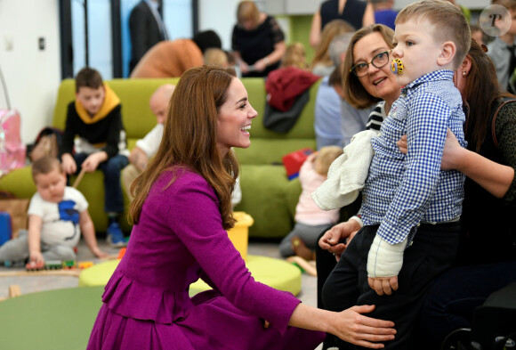 Kate Middleton, marraine des hôpitaux pour enfants d'Est-Anglie, visite le nouvel hôpital de l'organisme de bienfaisance " The Nook " le vendredi 15 novembre, à Norwich dans le Norfolk.