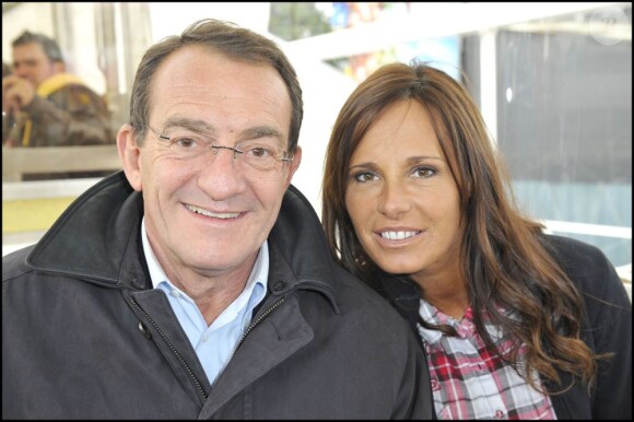 Jean-Pierre Pernaut et Nathalie Marquay en avril 2010.